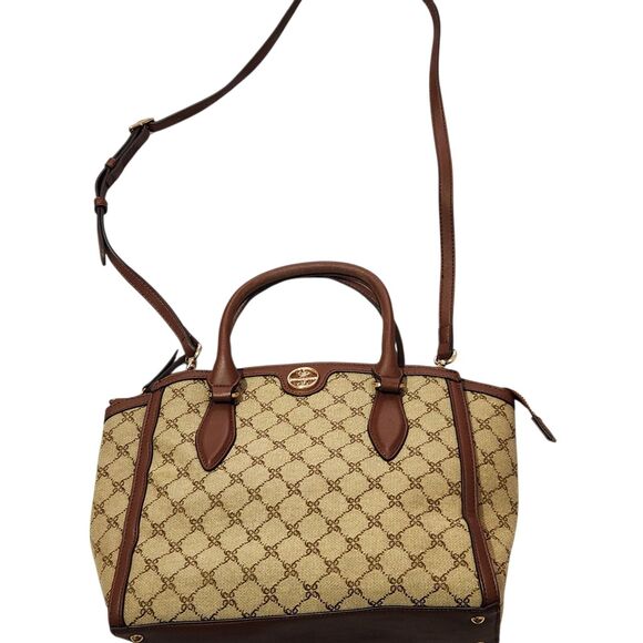 NINE WEST Kyelle Jet Set Satchel Handbag Crossbody Shoulder Bag - Picture 2 of 13